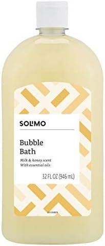Amazon Brand - Solimo Milk and Honey Bubble Bath, 32 Fluid Ounce | Amazon (US)