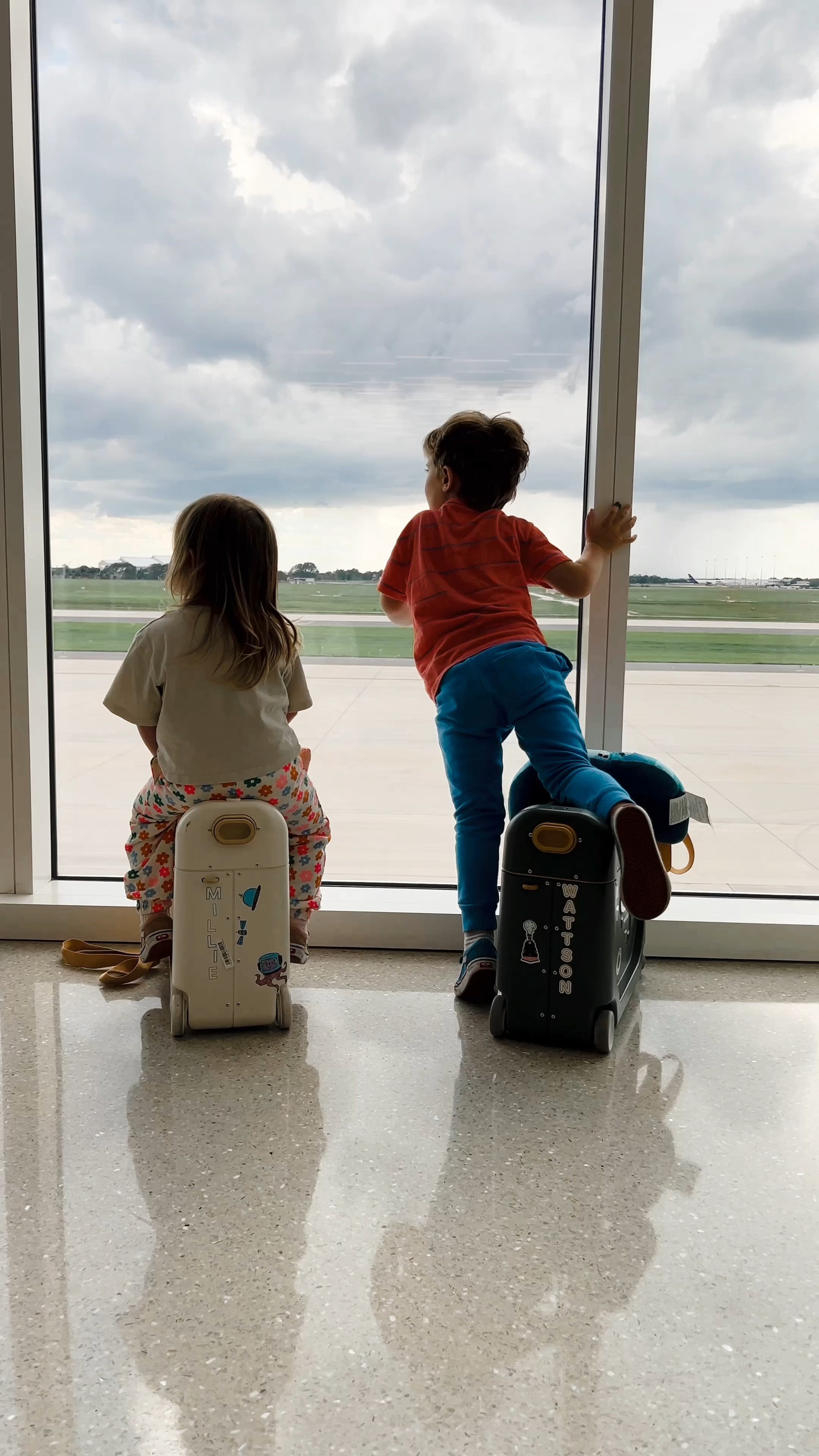 Their favorite suitcases! They carry all their favorite toys in them too! 

#LTKFamily #LTKKids #LTKTravel