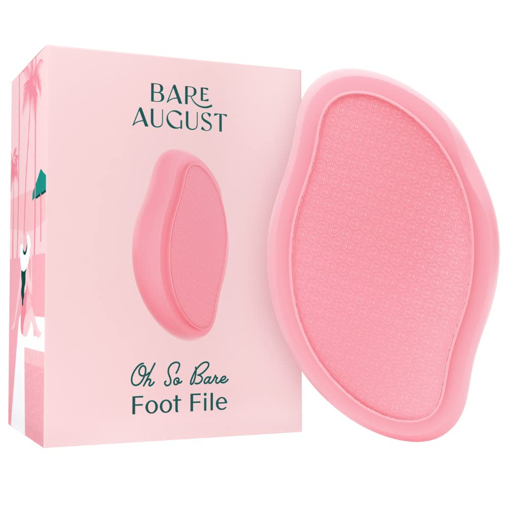 Bare August Glass Foot File Callus Remover- Heel Scraper & in Shower Foot Scrubber Dead Skin Remo... | Amazon (US)