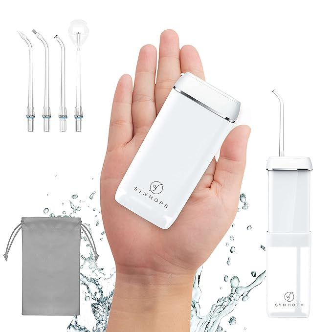 Water Flosser [ Mini Cordless Portable ] Oral Irrigator Water Teeth Cleaner Pick, Telescopic Wate... | Amazon (US)
