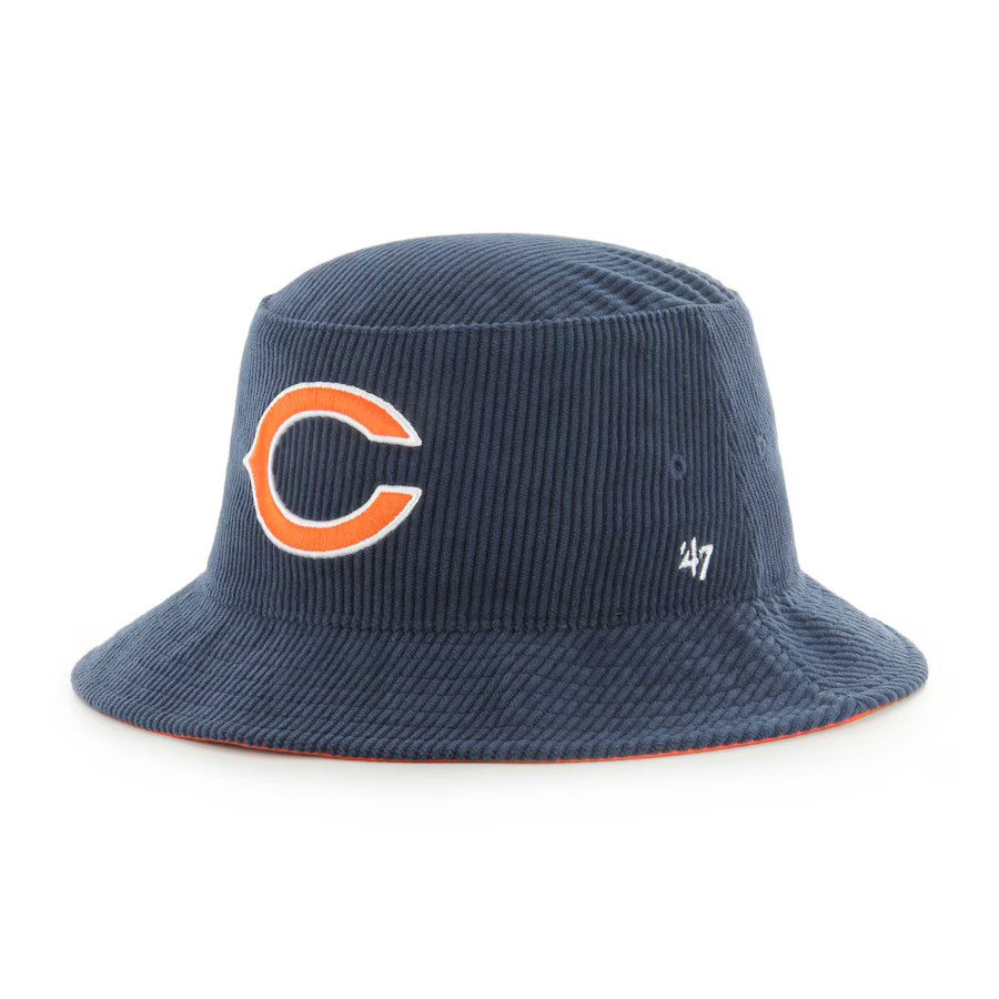 Chicago Bears '47 Thick Cord Bucket Hat - Navy | Fanatics
