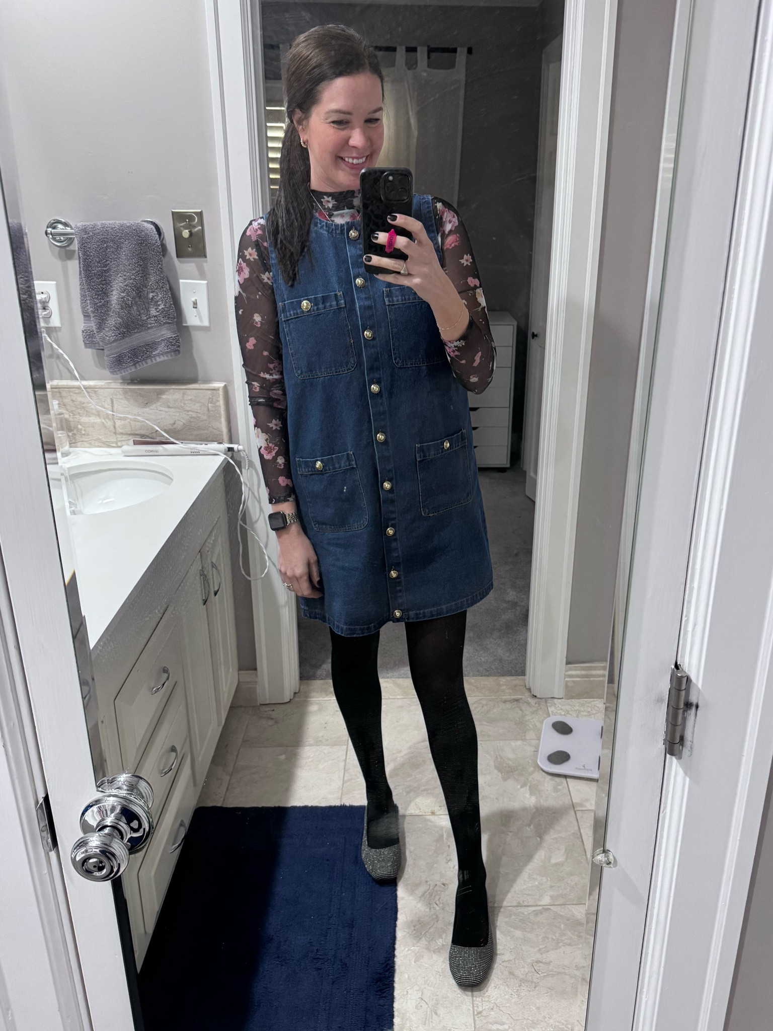 Giving the layered look a try! Love that this mesh top doesn’t add too much bulk or weight 🤌🏼 

#LTKStyleTip #LTKFindsUnder50 #LTKWorkwear