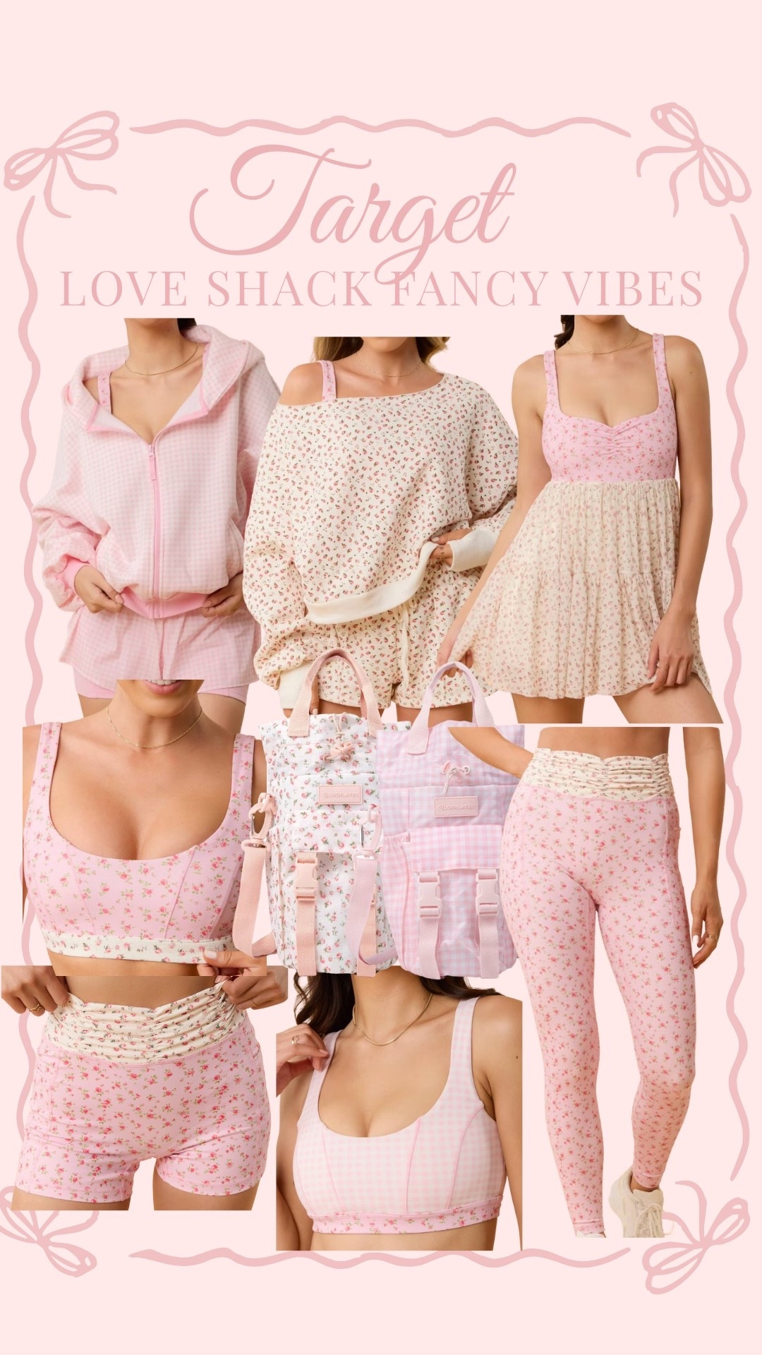 The cutest love shack fancy inspired sets from Target / floral leggings / water bag / sports bra & leggings 

#LTKfitnessgoals #LTKdayinmylife #LTKgrwm