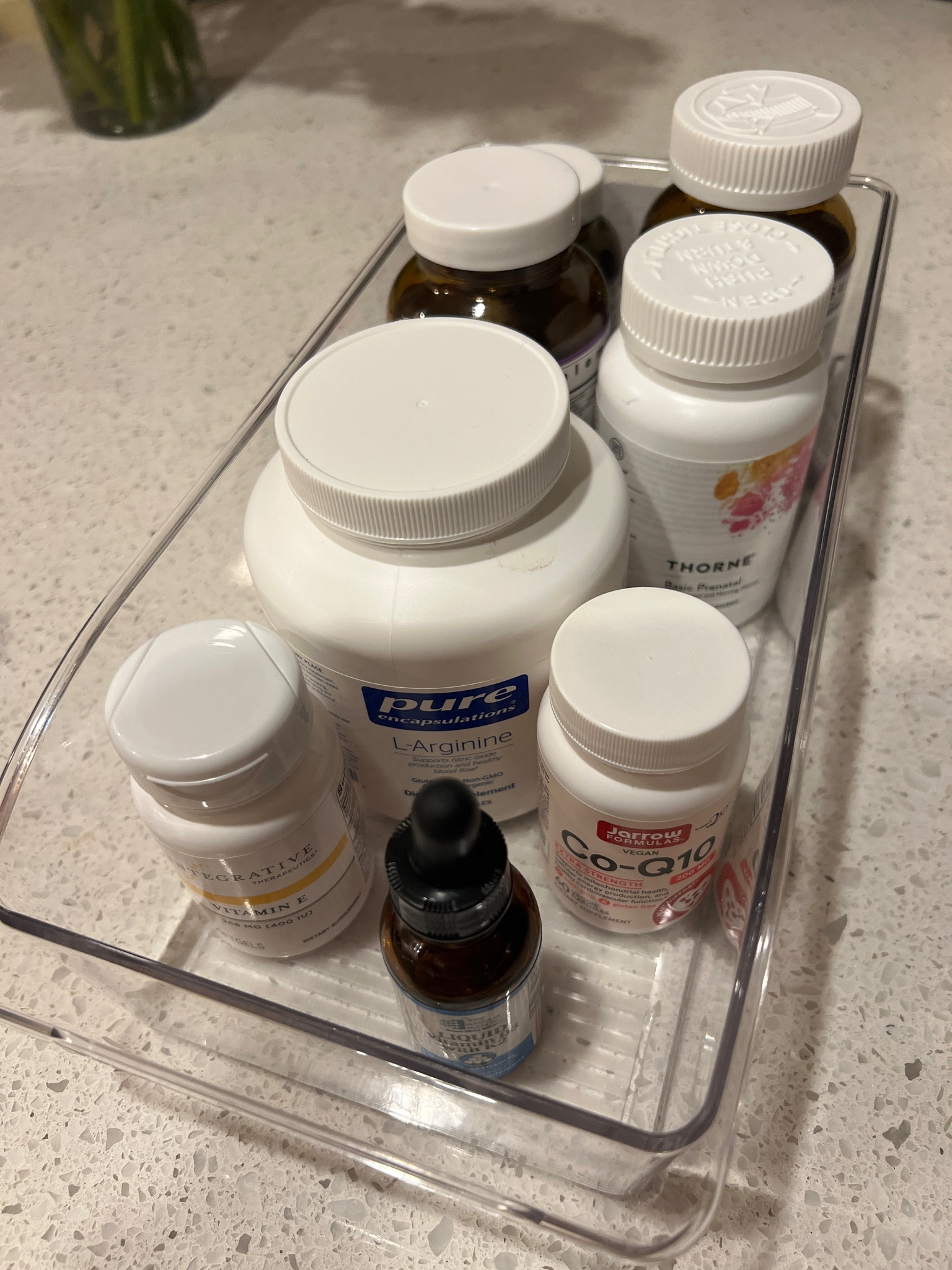 My vitamins and supplements I take recommended by my doctor! 