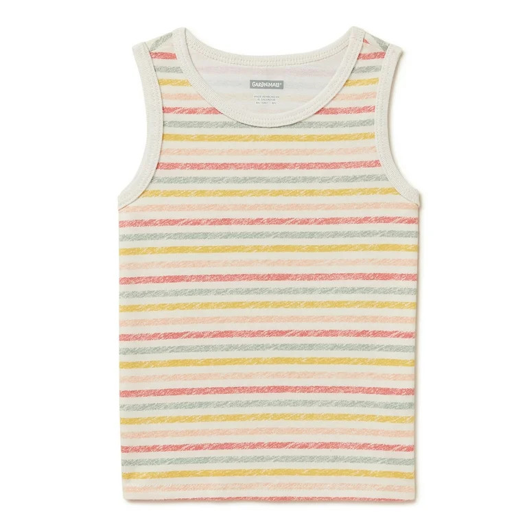 Garanimals Toddler Girls Striped Tank Top, Sizes 12M-5T | Walmart (US)