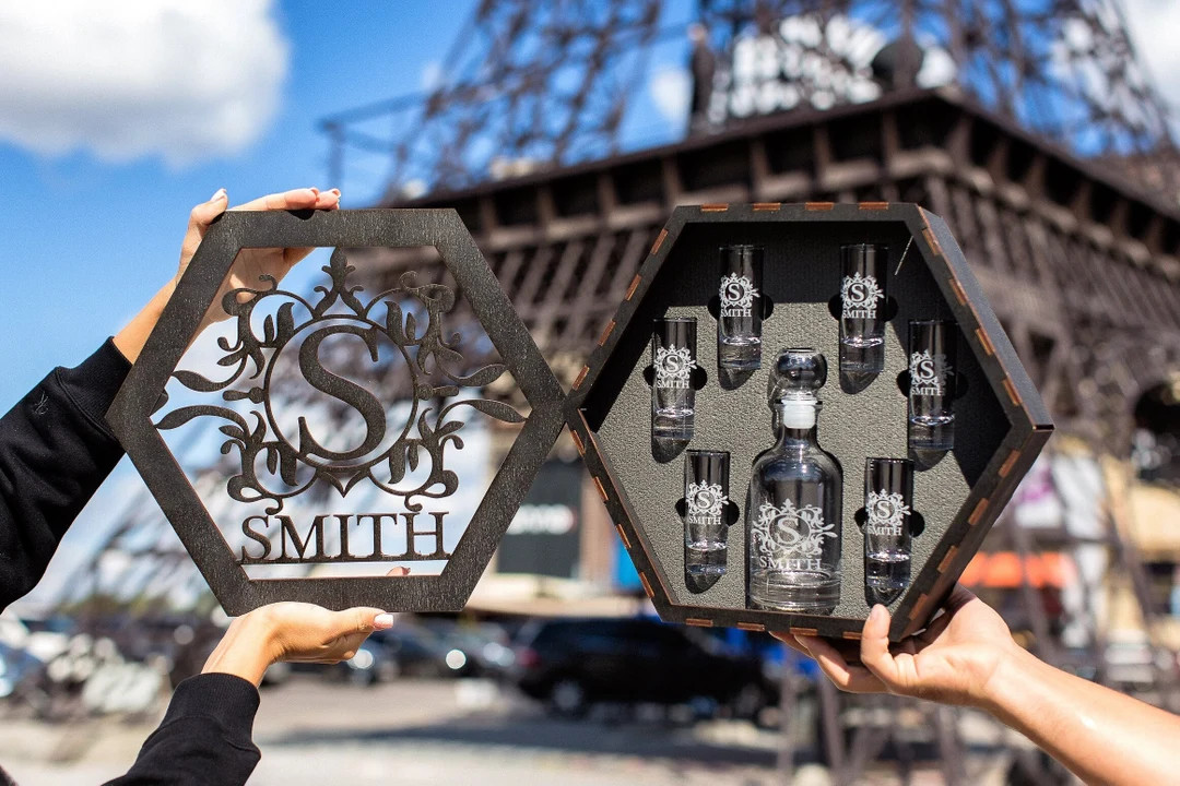 Shot Glasses Tequila Decanter Set Vodka Glass Set Custom - Etsy | Etsy (US)