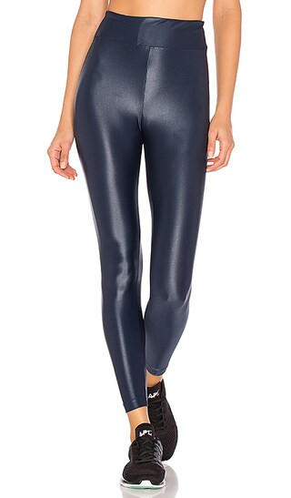 Lustrous High Rise Legging in Midnight Blue | Revolve Clothing (Global)