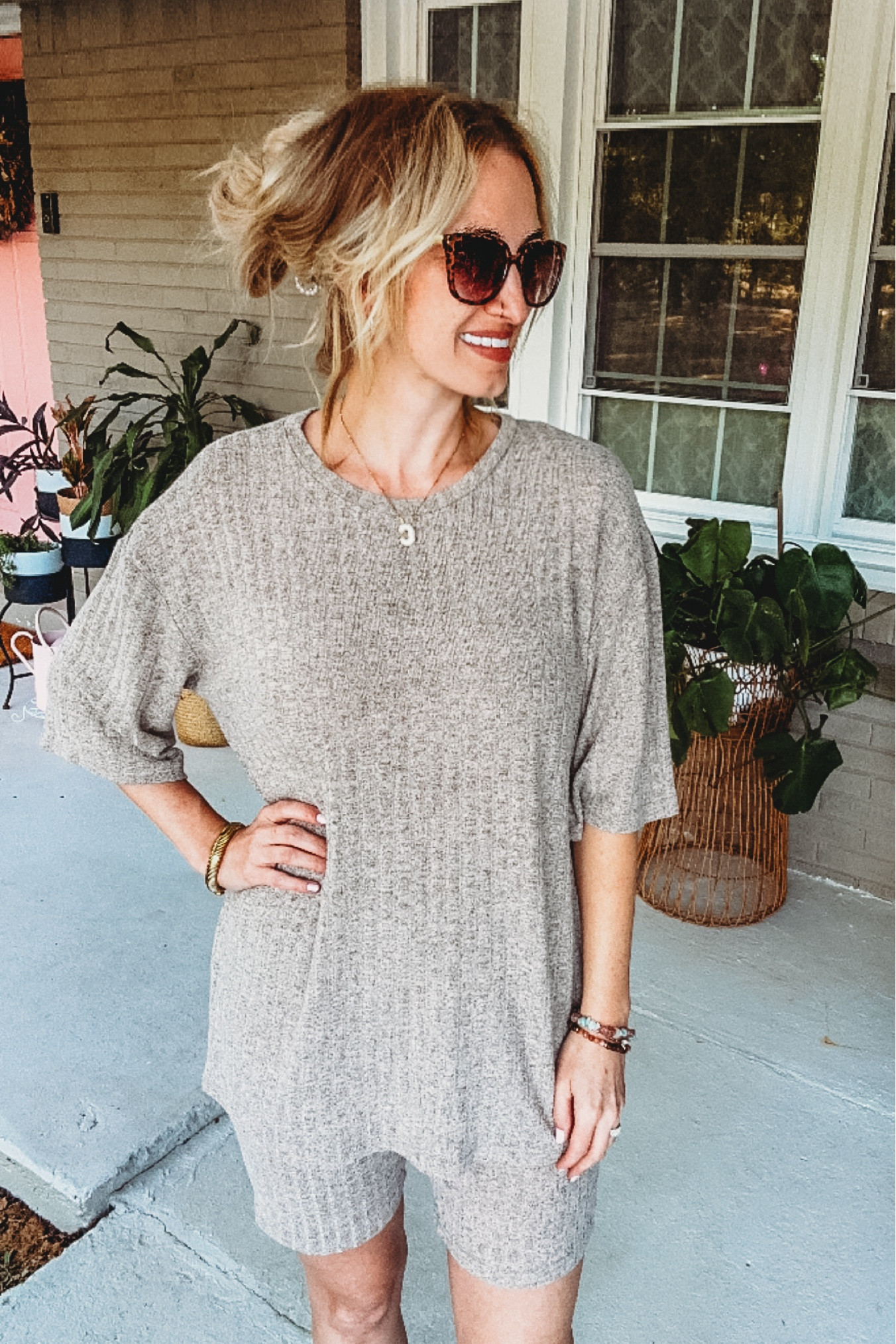 Obsessed with this two piece set! It’s so soft, comfy and elevated. It’s the perfect loungewear, errands, weekend set. 🤩 Linking it up from Amazon. #amazonfashion #loungewear #oldmoneystyle #falloutfits #elevatedstyle #errandsoutfit #twopieceset 

#LTKSaleAlert #LTKStyleTip #LTKFindsUnder50