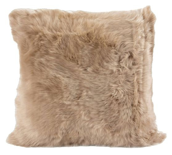 Liya Longwool Sheepskin Pillow | Pottery Barn (US)