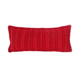 Red Cable Knit Lumbar Pillow by Ashland® | Michaels Stores
