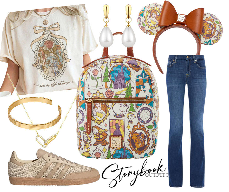 ✨ Be our guest… in brand NEW Dooney & Bourke magic! ✨
I am obsessed with these fresh Beauty & the Beast ears and the matching Dooney & Bourke backpack! 😍
The print is pure storybook perfection — Mrs. Potts, Lumiere, Belle, the castle… all the enchanted details we love.
Pair it with a cozy tee, classic denim, and a touch of gold, and you’ve got the sweetest outfit for strolling down Main Street or walking through Fantasyland. 🌹✨
Disney days are always better when your accessories tell a story! 

 

#LTKTravel