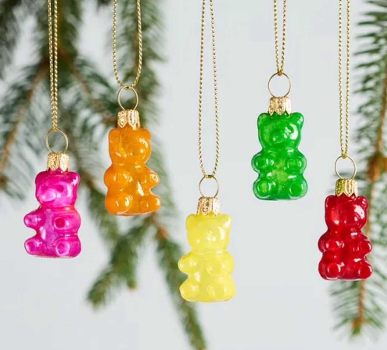 How adorable are these little gummy bear ornaments?? 


#christmasdecor #christmasornaments #gummybears #glassornaments 

#LTKCyberWeek #LTKHome #LTKHoliday