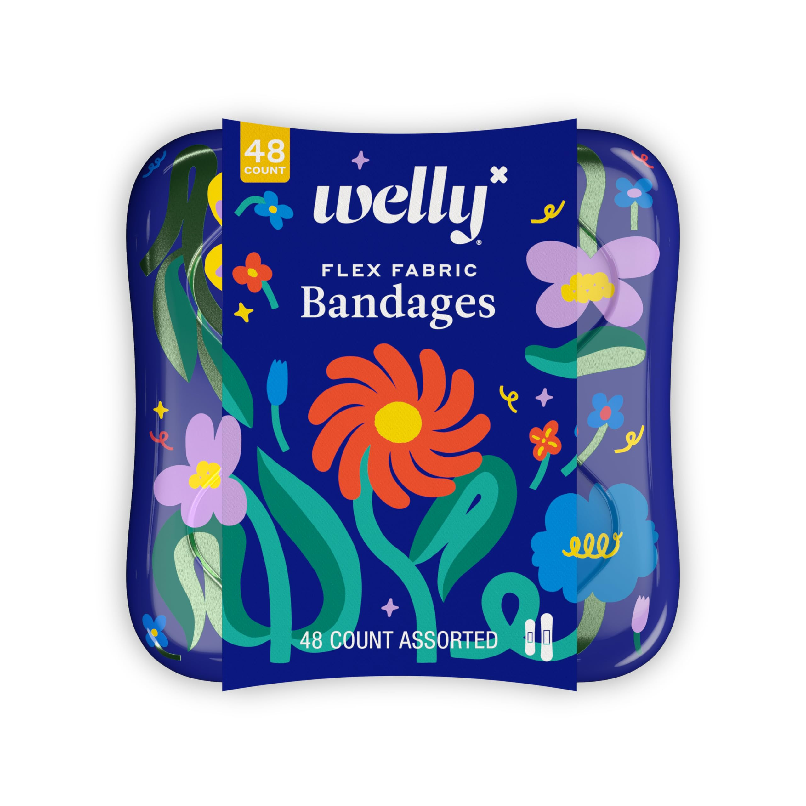 Welly Bandages | Adhesive Flexible Fabric Bravery Badges | Assorted Shapes for Minor Cuts, Scrape... | Amazon (US)