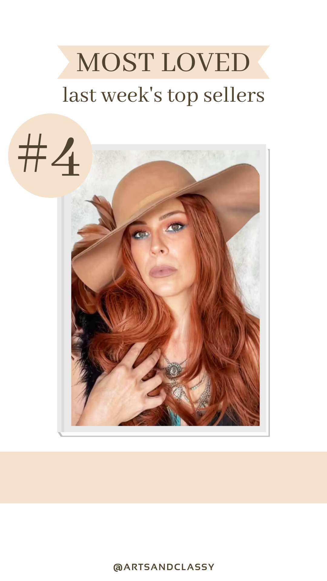 At #4 this week is the absolute showstopper of hats—this boho feather hat from Divalicious, known as the ‘Vixen and Fox.’ With its dreamy tan felt base, cinnamon brown feather boas, and boho metal bead detailing on suede leather cord, it’s giving all the vintage rock goddess vibes. Inspired by the glam of the 70s, it’s the perfect statement piece for festivals, race days, weddings, or anywhere you want to turn heads. 

 #LTKFindsUnder100 #LTKStyleTip #LTKWedding
