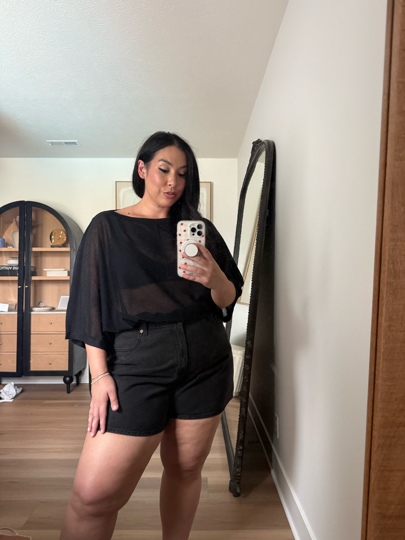 Midsize vacation outfit
Size xl size 16 sheer top 
@Express 
Matching set 
Summer outfit

#LTKSaleAlert #LTKootd #LTKMidsize