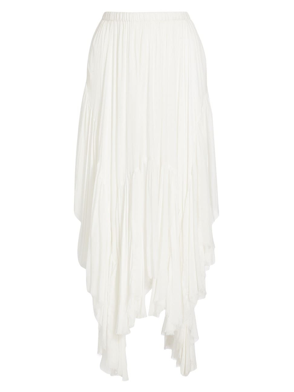 Women's Clover High-Low Midi-Skirt - White - Size Large | Saks Fifth Avenue