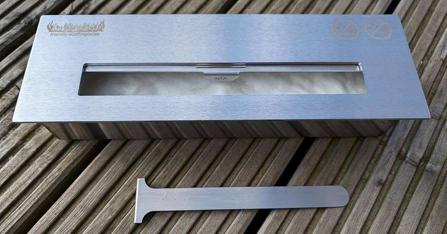 Bio ethanol burner container firebox fire with wool insert adjustable lid 1.2l | Amazon (UK)