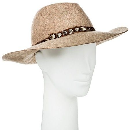 Women's Rancher Hat Brown with Feathers - Merona™ | Target