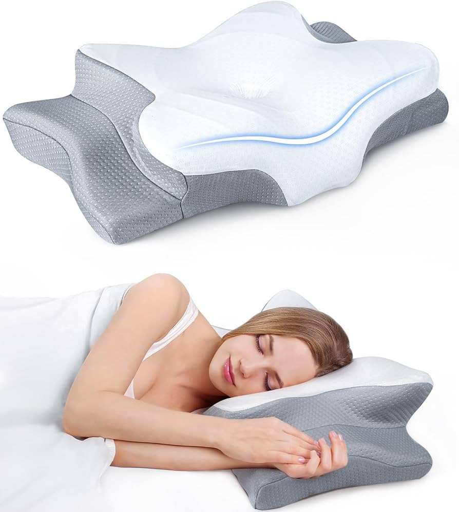 Ultra Pain Relief Cooling Pillow for Neck Support, Adjustable Cervical Pillow Cozy Sleeping, Odor... | Amazon (US)
