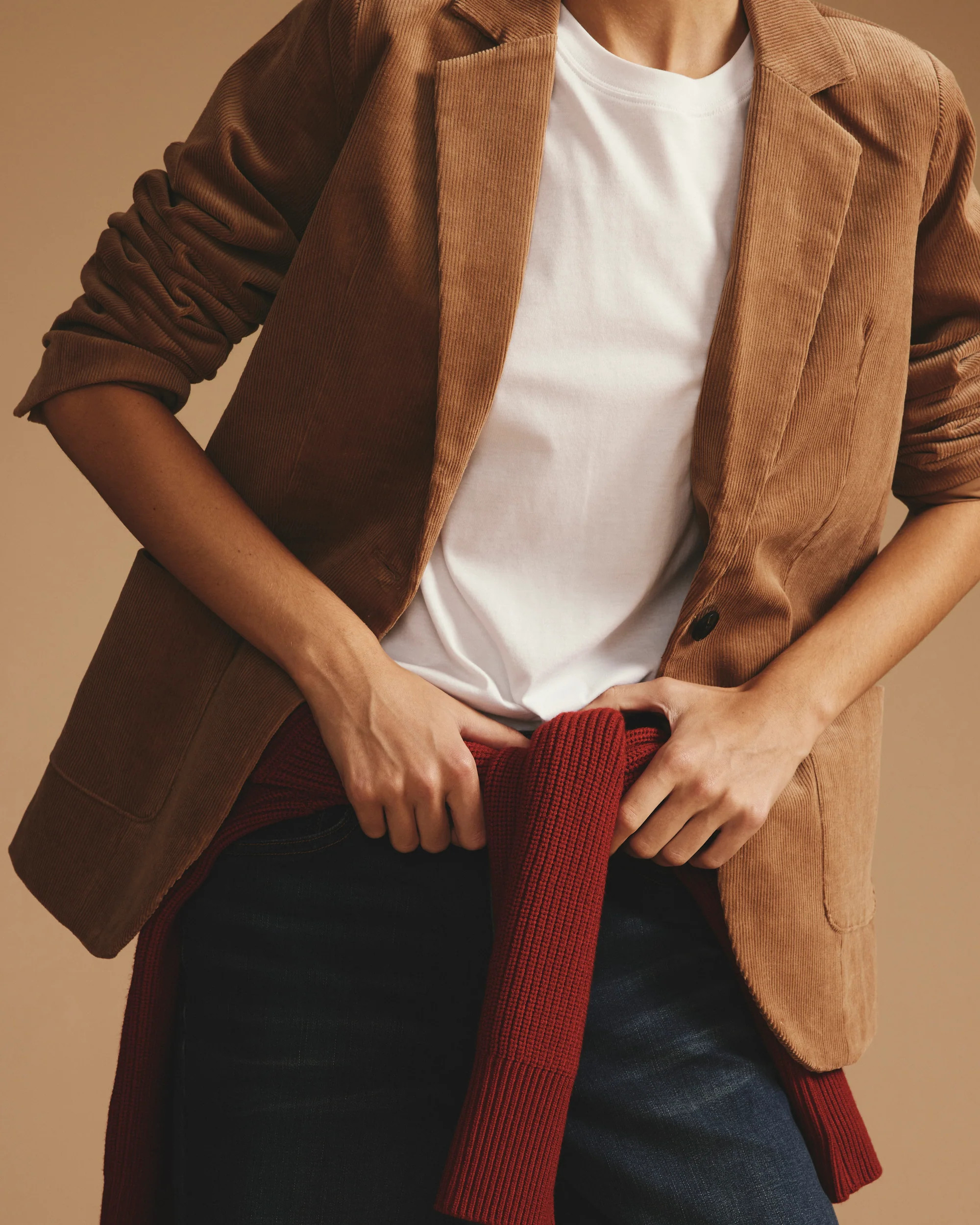 Davis Corduroy Blazer - Classic Camel | Universal Standard