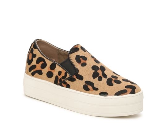 Women's Street Uplift Wild Thang Flatform Sneaker -Tan Leopard Print | DSW