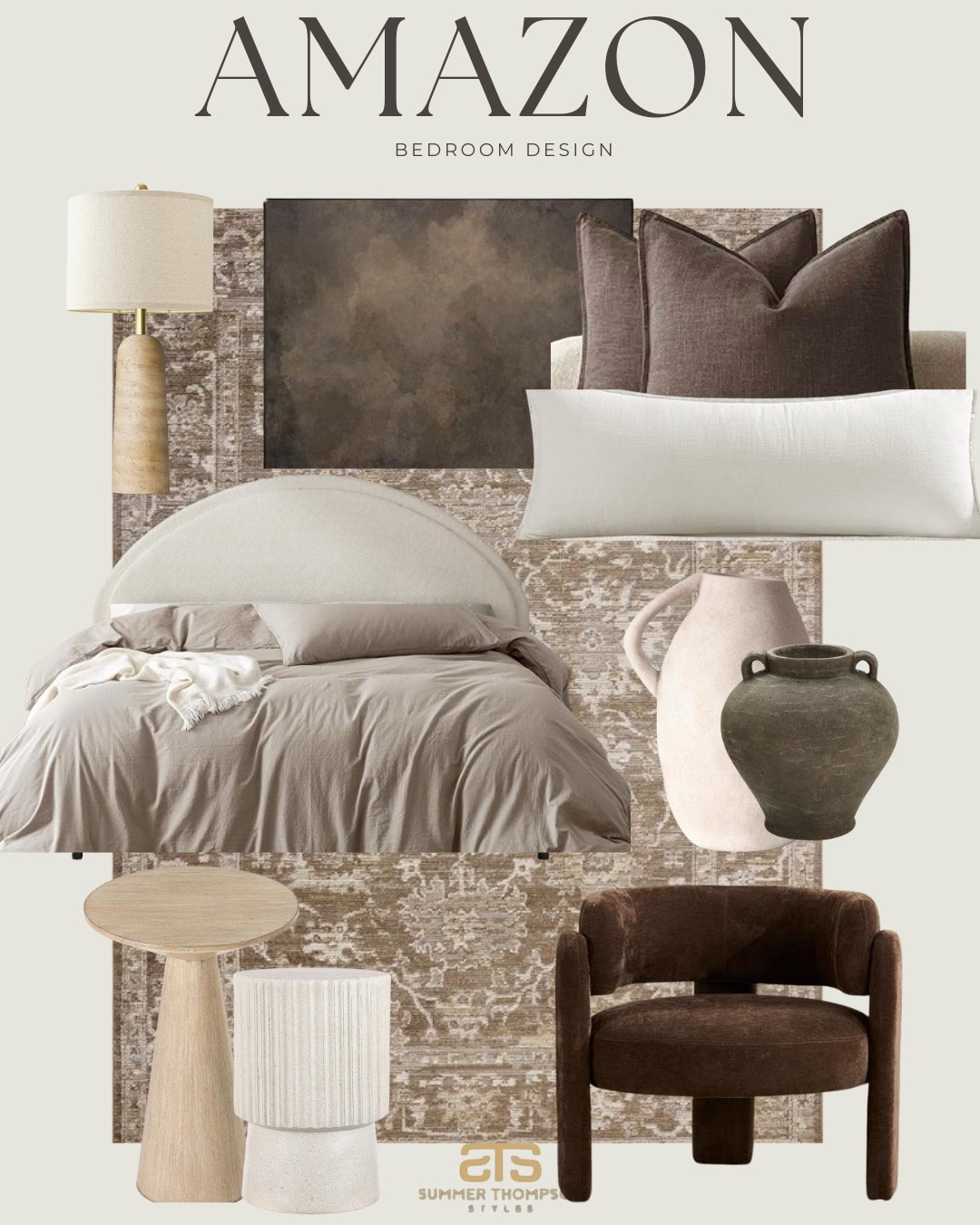Elevated neutrals made easy 🤍
This Amazon bedroom design brings together cozy textures, soft layers, and warm tones for a calm and inviting space. Simple, timeless, and so easy to recreate at home.

#amazonfinds #bedroominspo #neutraldecor #homeinteriors #amazonstyle #interiorinspo #modernbedroom #cozyhomevibes #bedroomstyling #homefavorites

#LTKStyleTip #LTKHome #LTKFindsUnder100