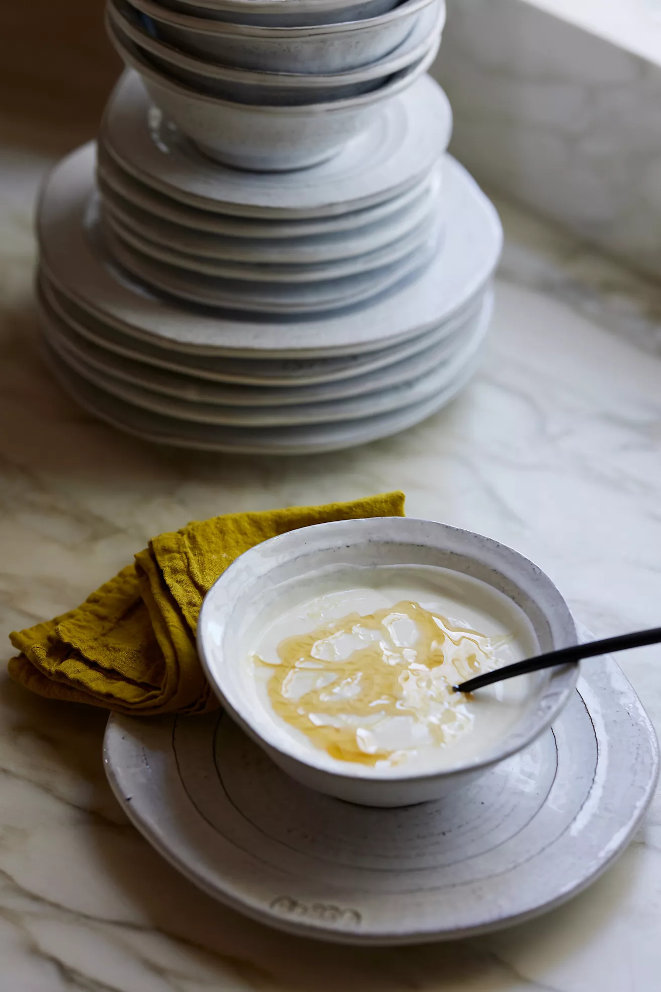 The Glenna Italian Earthenware Cereal Bowls, Set of 4 | Anthropologie (US)