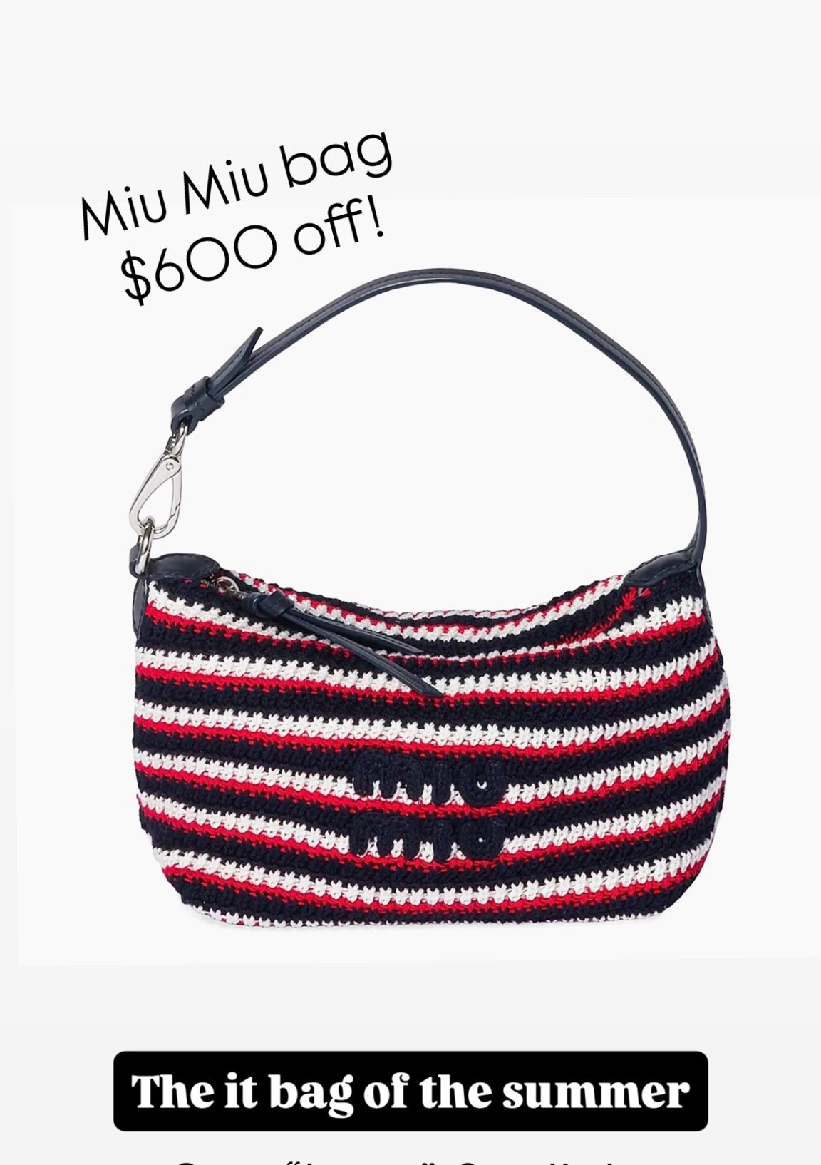 Miu Miu bag on sale (linked more designer deals!)

#LTKootd #LTKgrwm #LTKdayinmylife