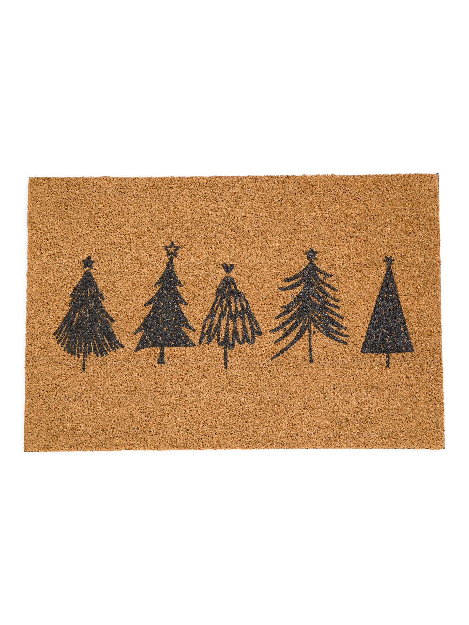 24x36 Holiday Trees Door Mat | TJ Maxx