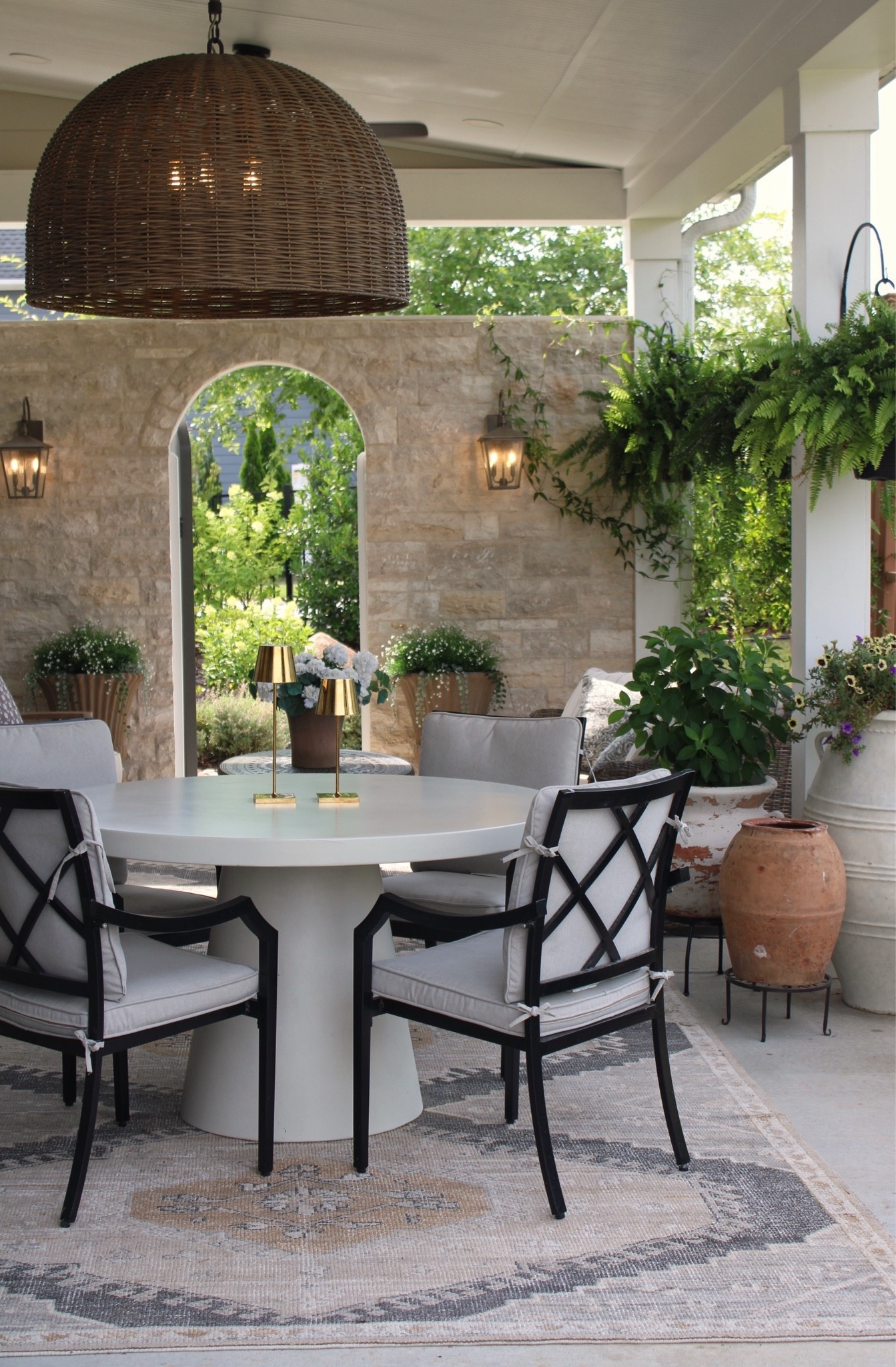 Porch, patio, outdoor dining, Privacy trellis, outdoor ideas

#LTKHome