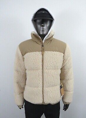 Mens The North Face Nuptse Sherpa High Pile Down Insulated Jacket - Sand  | eBay | eBay US