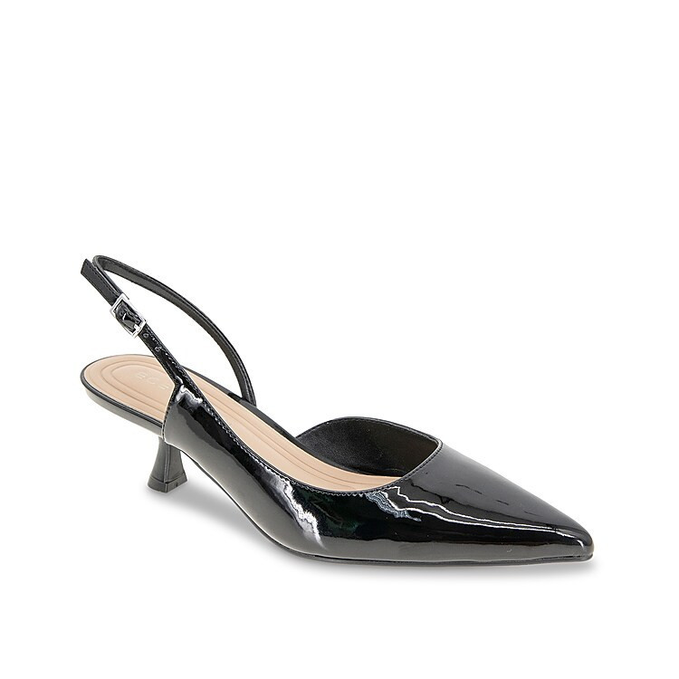 BCBGeneration Kittie Pump | Women's | Black Patent | Size 5.5 | Pumps | Kitten | Slingback | DSW