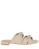 LE CHÂTEAU Knotted Double Band Slide Sandal,8,Nude | Amazon (US)
