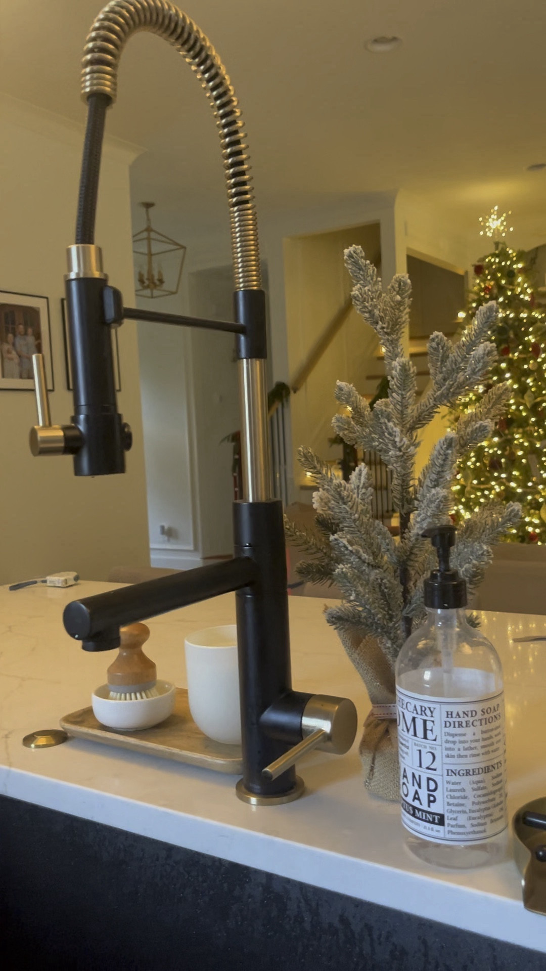 When form meets function, I am one happy camper! While we were designing my house, there was not many things that my husband had a strong opinion on. However, a commercial style faucet was one of them. Luckily, @kraususa makes fantastic options, where they combine the functionality of a commercial style faucet with the beauty of modern design. Comment “faucet” for a direct link to be sent or let me know if you have any questions! #faucet #kitchensink #kitchendesign #Interiordesign #customhome #homeupgrades #transitionaldesign 