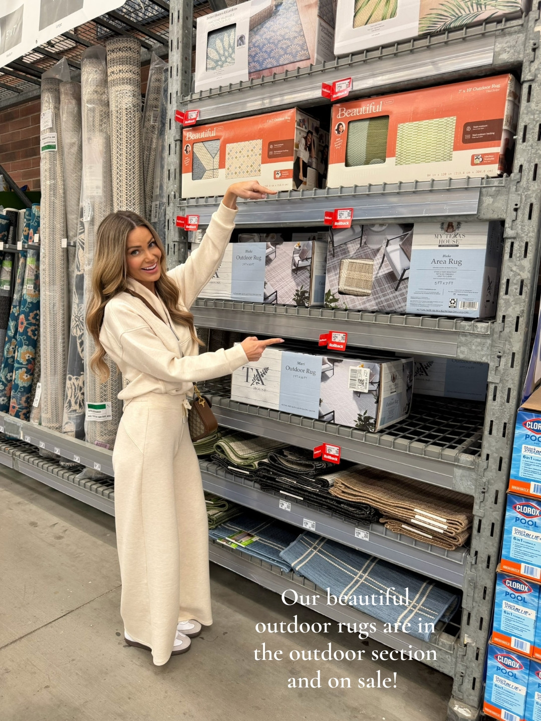 Spotted our outdoor rugs in our local Walmart, and they were on sale!  

 #LTKSeasonal #LTKHome