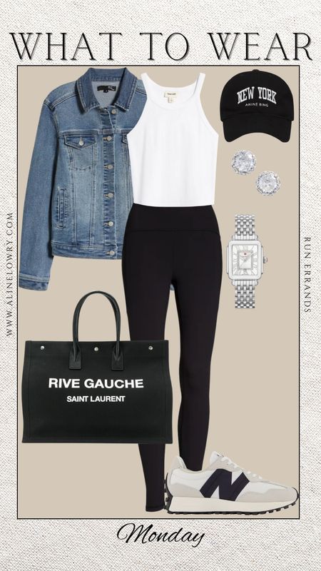 What to wear this Monday - Run Errands. Casual chic 