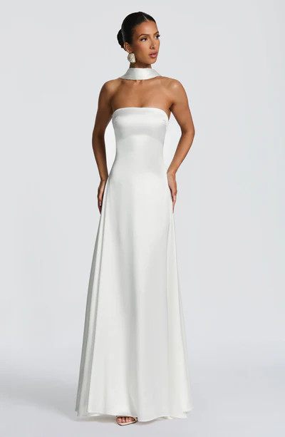 Morven Maxi Dress - Ivory | Babyboo (global)