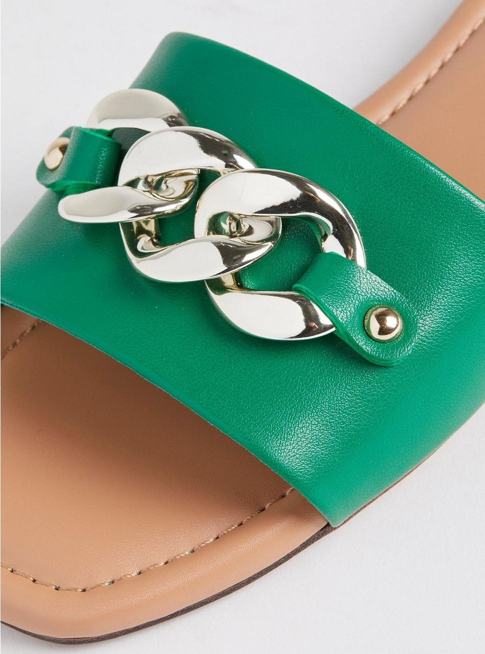 Chain Slide Sandal (WW) | Torrid (US & Canada)