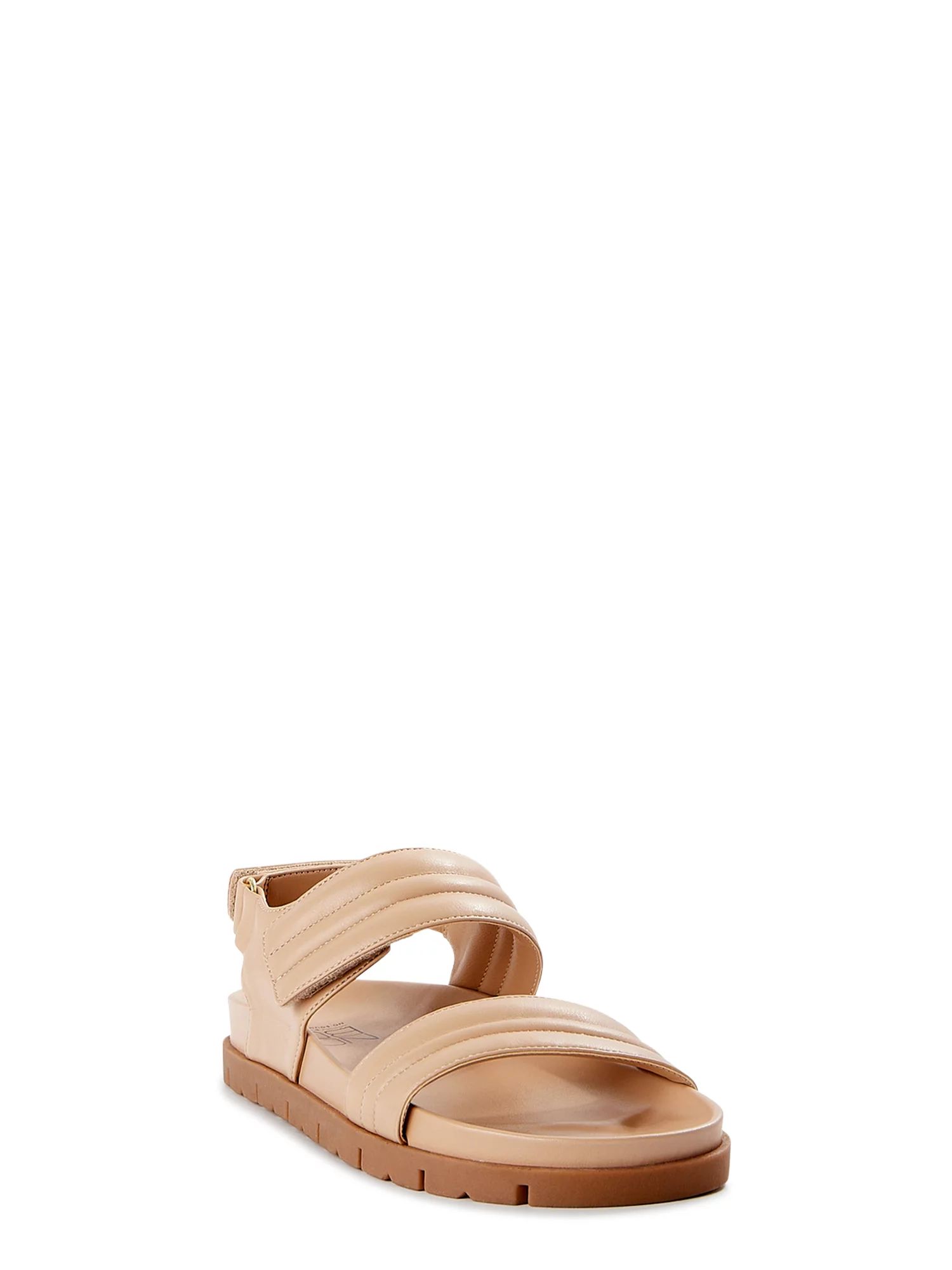 No Boundaries Women's Quilted Sport Sandal - Walmart.com | Walmart (US)