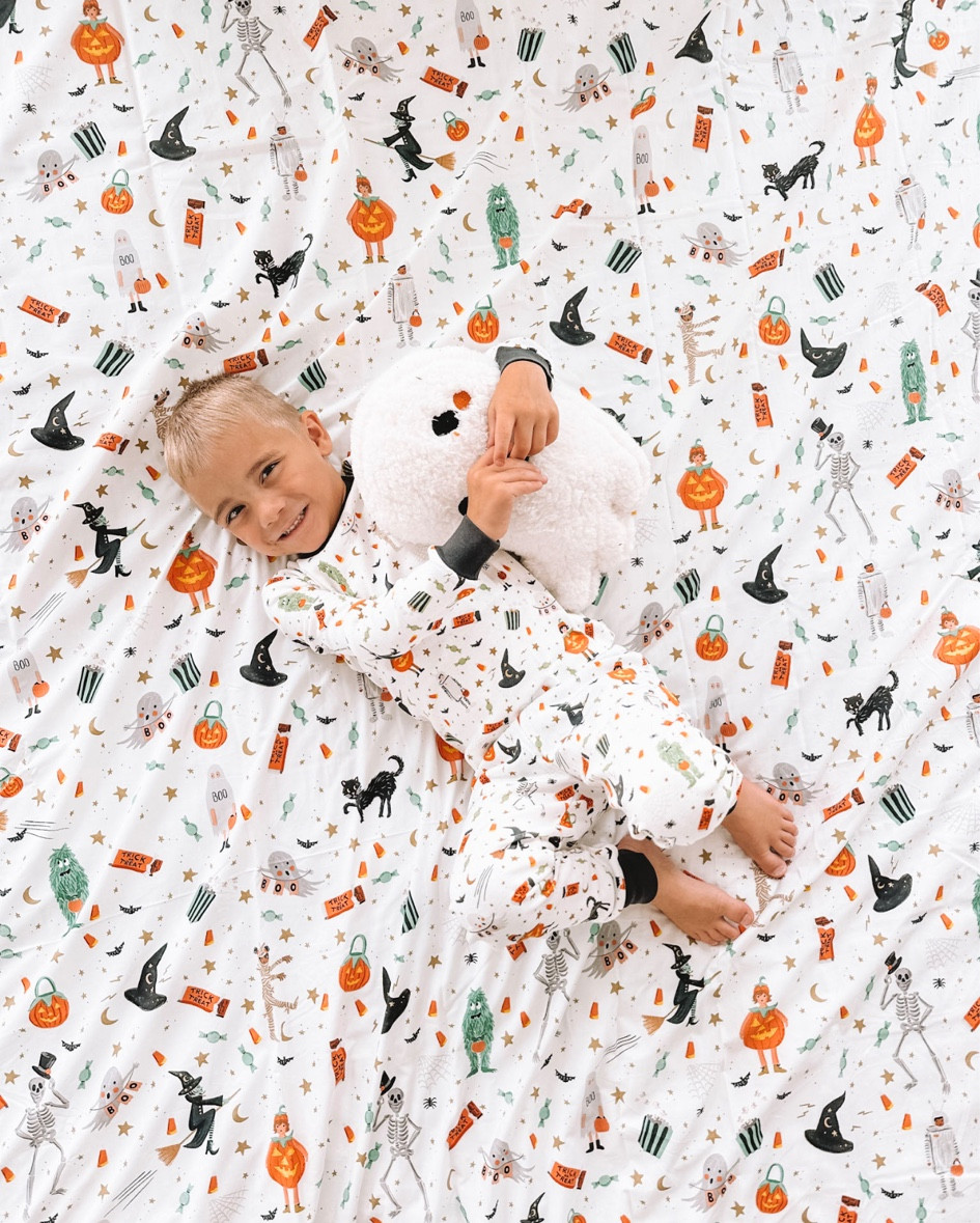 Kids Halloween Pajamas and the cutest matching Halloween themed bedding and Halloween pillows!

#LTKKids #LTKHalloween #LTKFamily