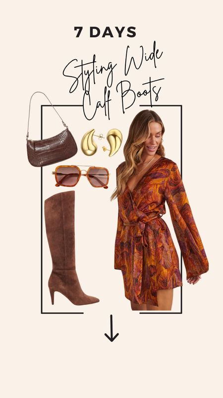 REEL SERIES | 7 days of styling wide calf boots 

Dress- Large
Boots- TTS// calf size 16.5”


#LTKmidsize #LTKstyletip #LTKsalealert
