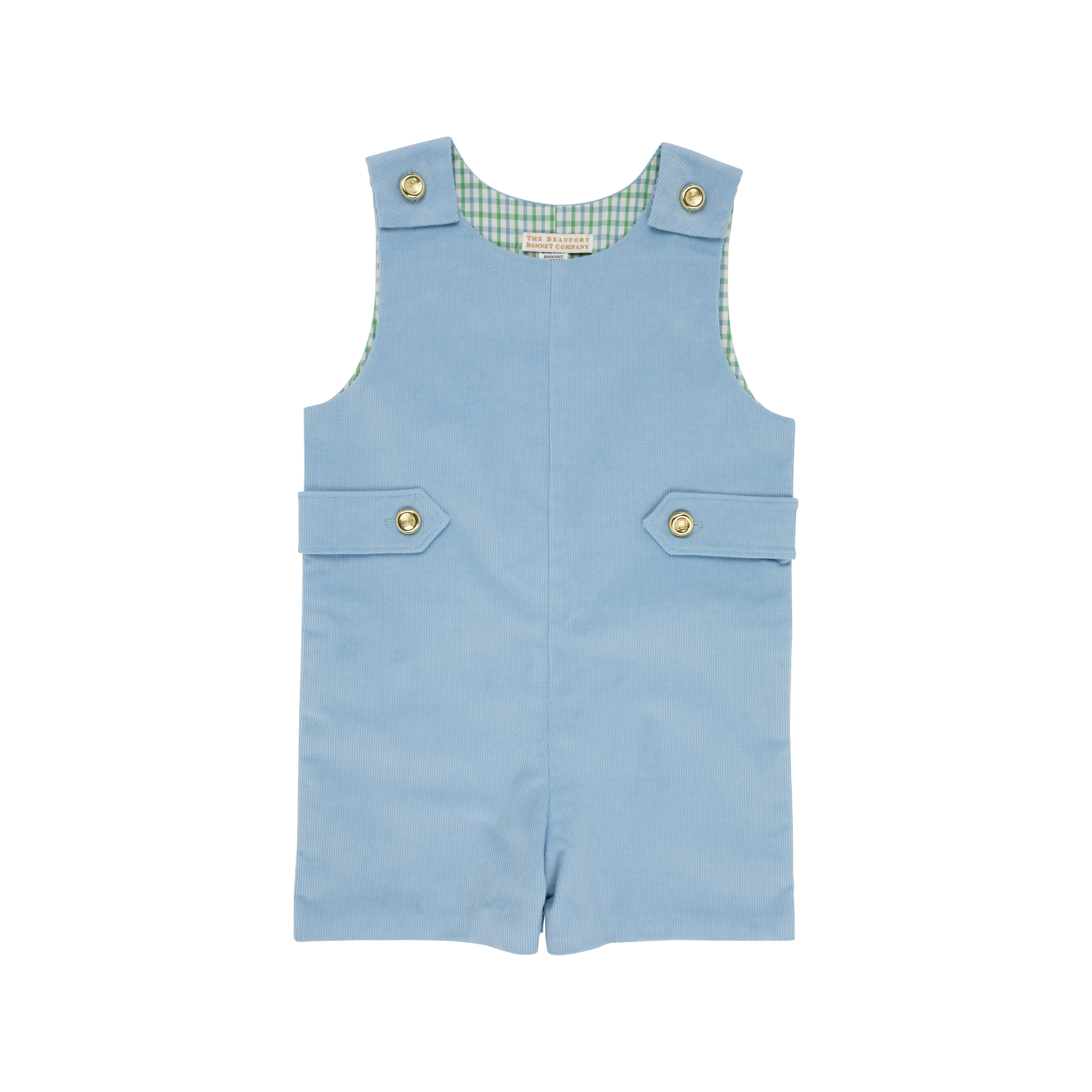 Jack Keene Jon Jon (Corduroy) - Barrington Blue with Brass Buttons | The Beaufort Bonnet Company