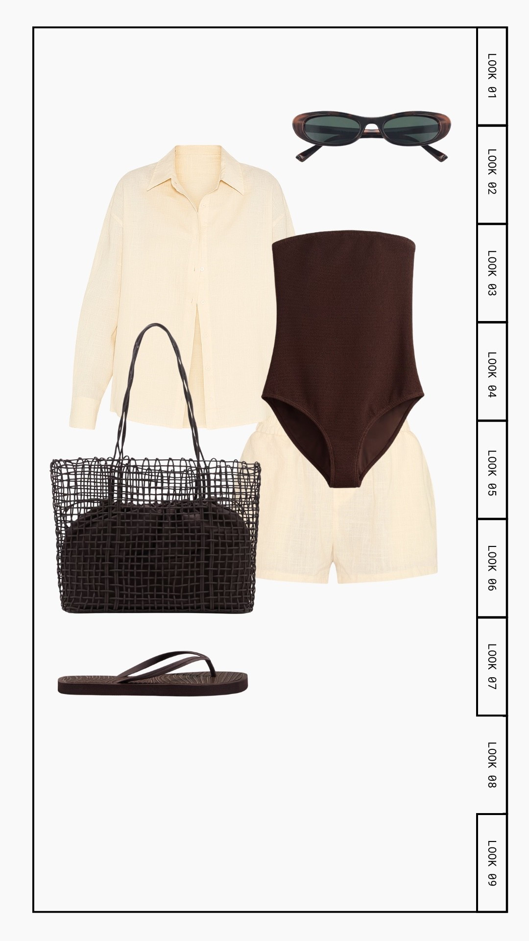 Holiday Faves 📁

Summer outfit, beach day outfit, chocolate brown, summer neutrals, easy holiday outfit idea 

#LTKuk #LTKsummer