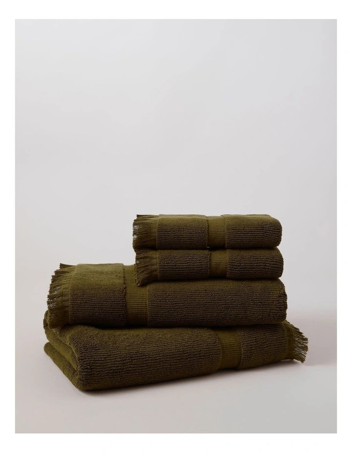 Australian House & GardenAustralian House & Garden Blakely Turkish Fringe 4pk Retreat Pack in Oli... | Myer