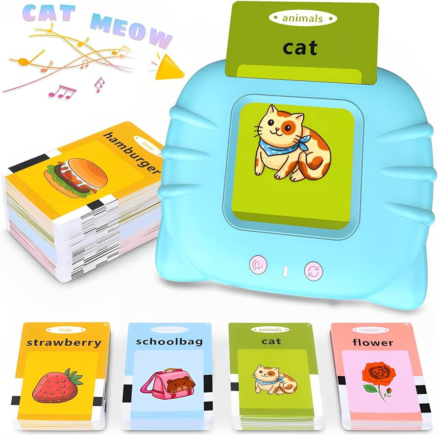 Fandina Electronic Talking Flash Cards, Toddler Toys for 2 3 4 5 6 Year Old Boys Girls, Kids Game... | Amazon (UK)