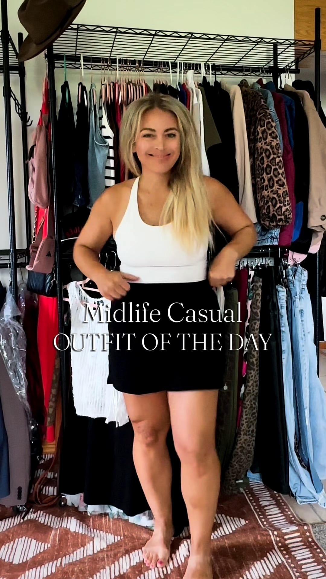 This #ootd is proof that you can look put together without… actually putting much together. Summer errands, kid chaos, and still feeling cute—mission accomplished. ✨

#LTKPetite #LTKOver40 #LTKStyleTip