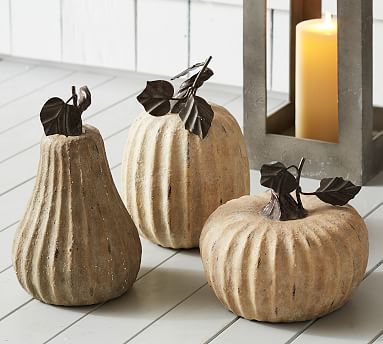 Weathered Stone Pumpkins | Pottery Barn (US)