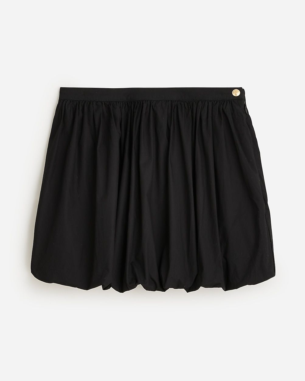 Mini bubble-hem skirt in cotton poplin | J.Crew US