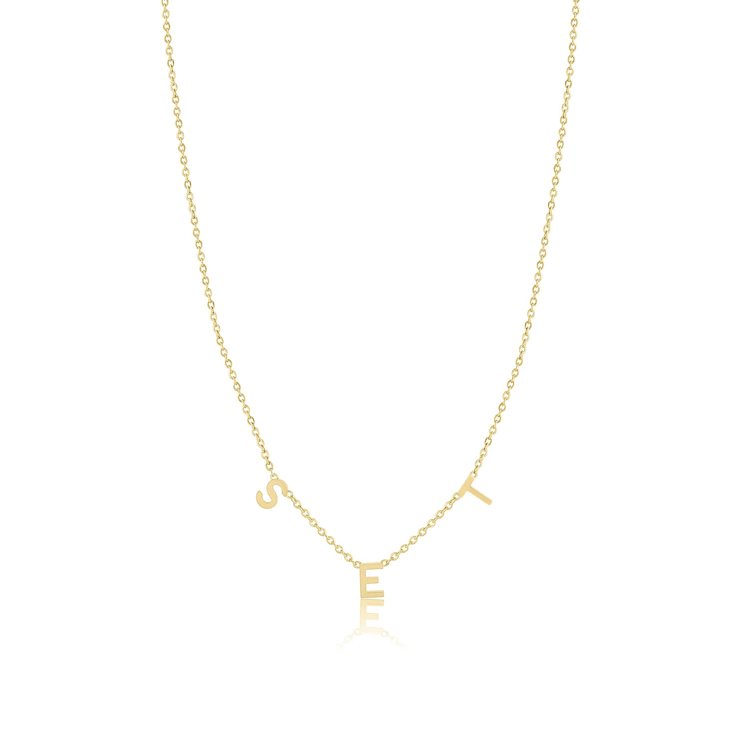 Personalized Cheyenne Necklace - Letters | Set & Stones