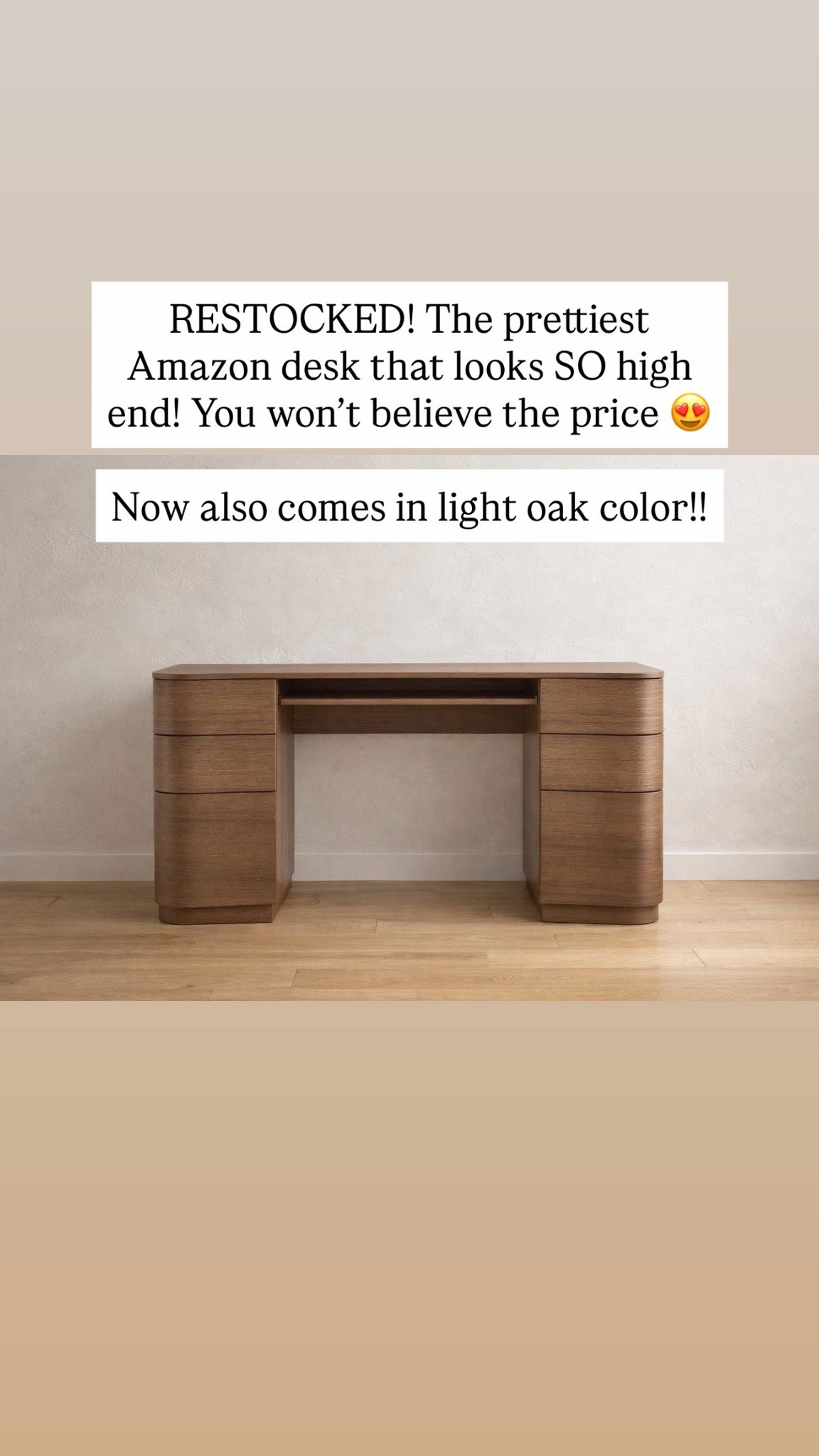 My favorite budget desk!!!!! Restocked! 😍🚨